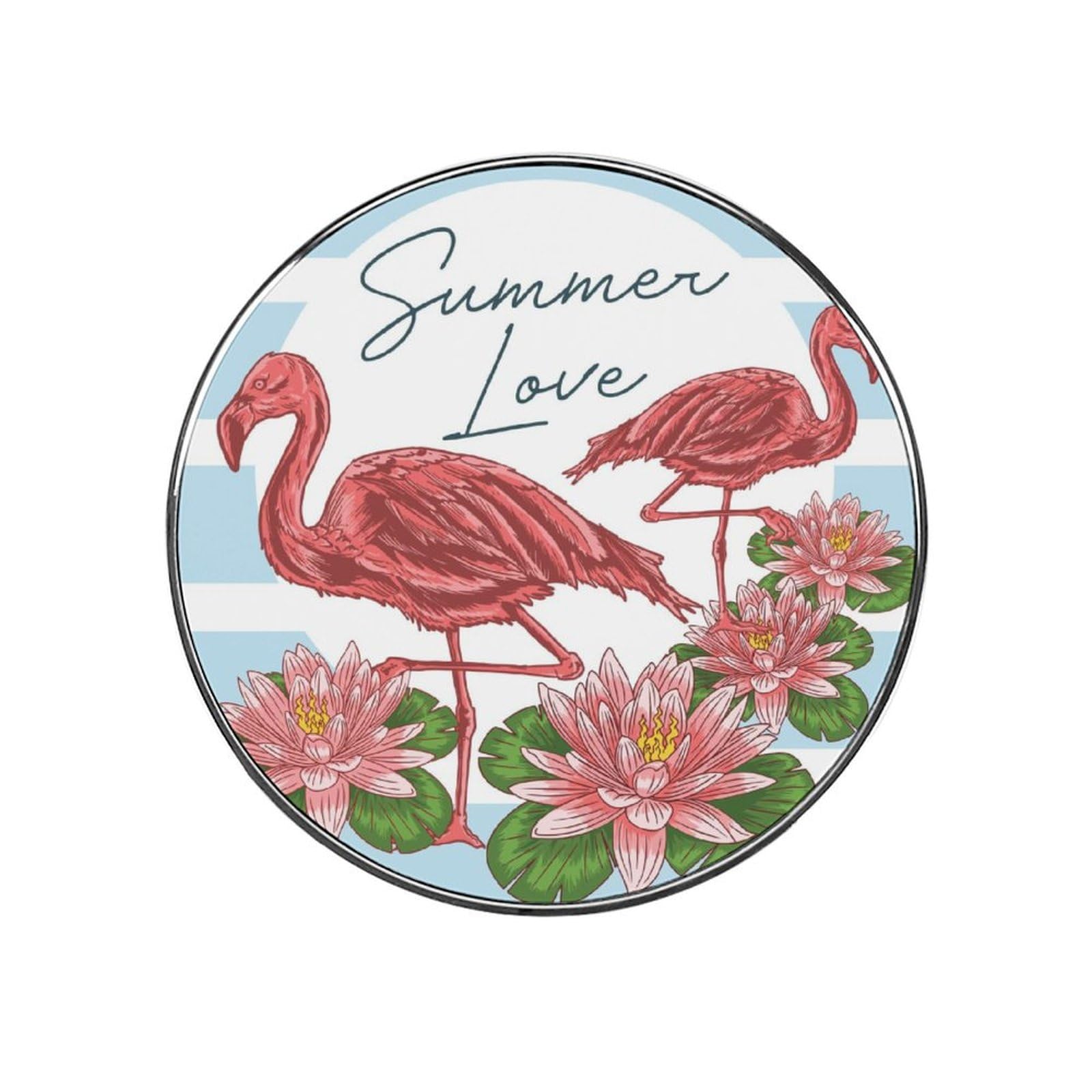 Flamingo Alloy Fridge Magnet For Office Cabinet Refrigerator Whiteboard Photo