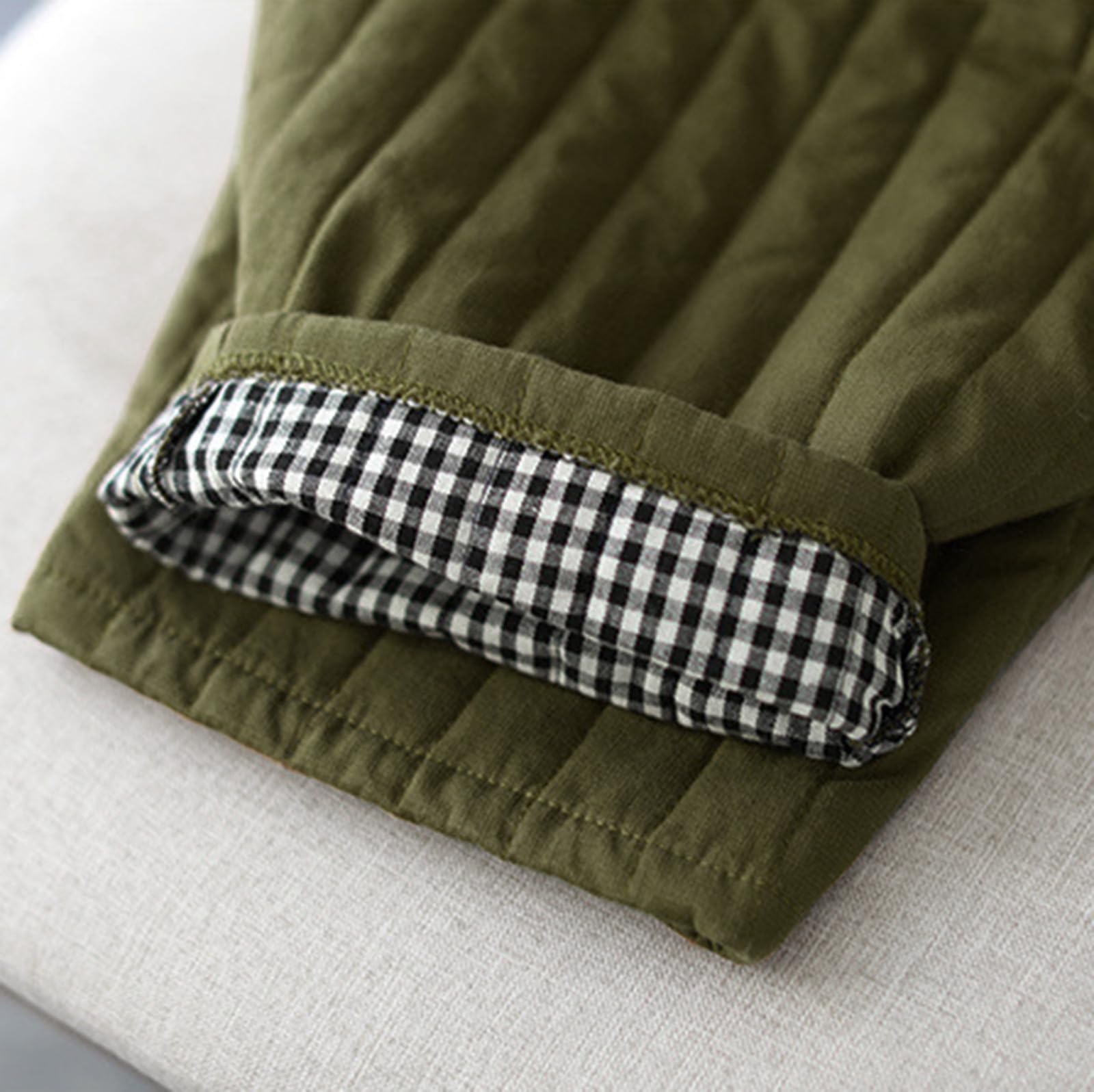 Damen Winter Warme Daunenhose, Thermohose Gefütterte Winddicht Winterhose