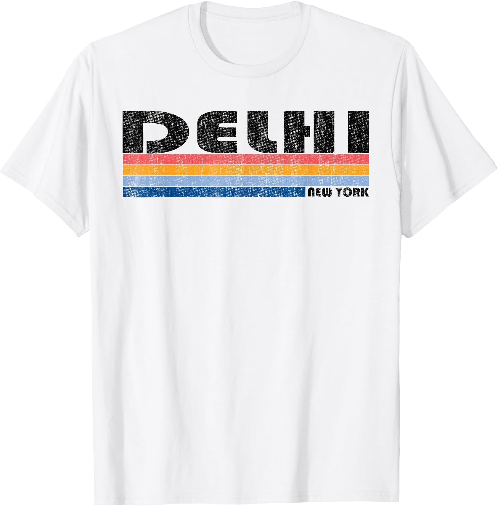 Vintage 1980s Style Delhi NY T Shirt T-Shirt