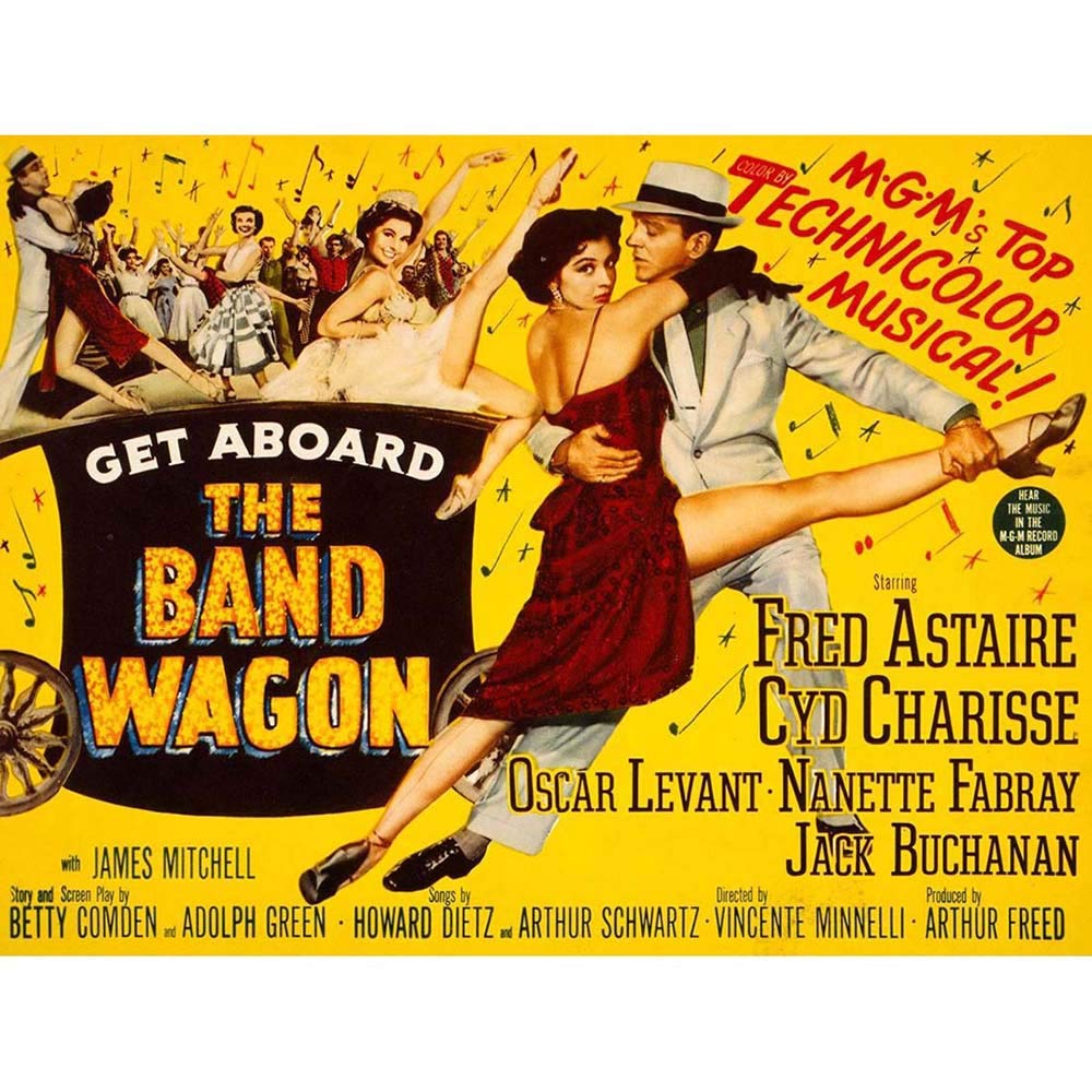 Wee Blue Coo Advertising Movie Film Band Wagon Astaire Charisse Dance Art Print Poster Wall Decor 12X16 Inch