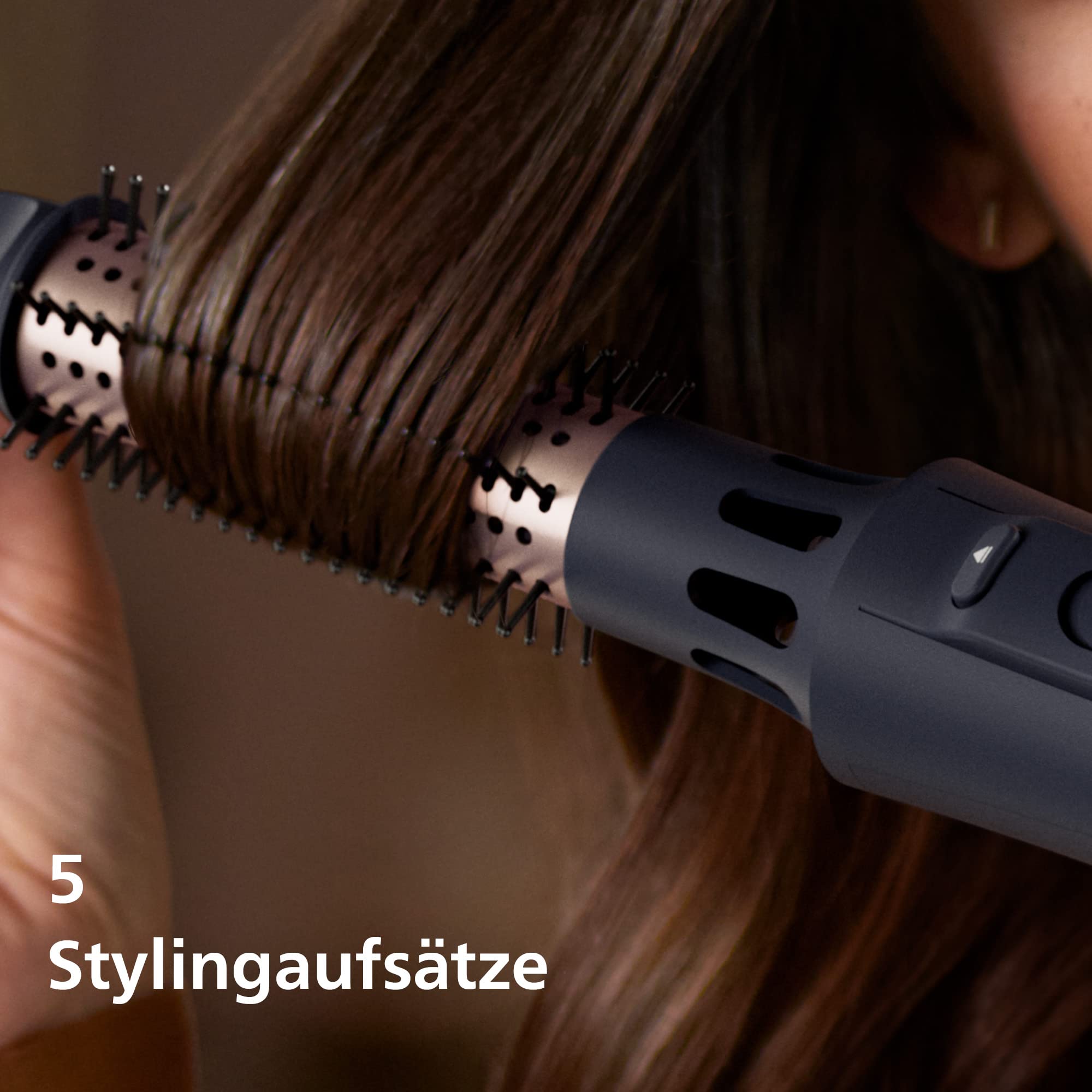 Philips AirStyler Serie 5000 – Haarstyler mit 5 Styling-Aufsätzen (Modell BHA530/00)