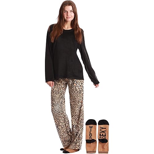 Just Love Ultra-Soft Women’s Pajama Pant Set - Nightgown with Matching Socks