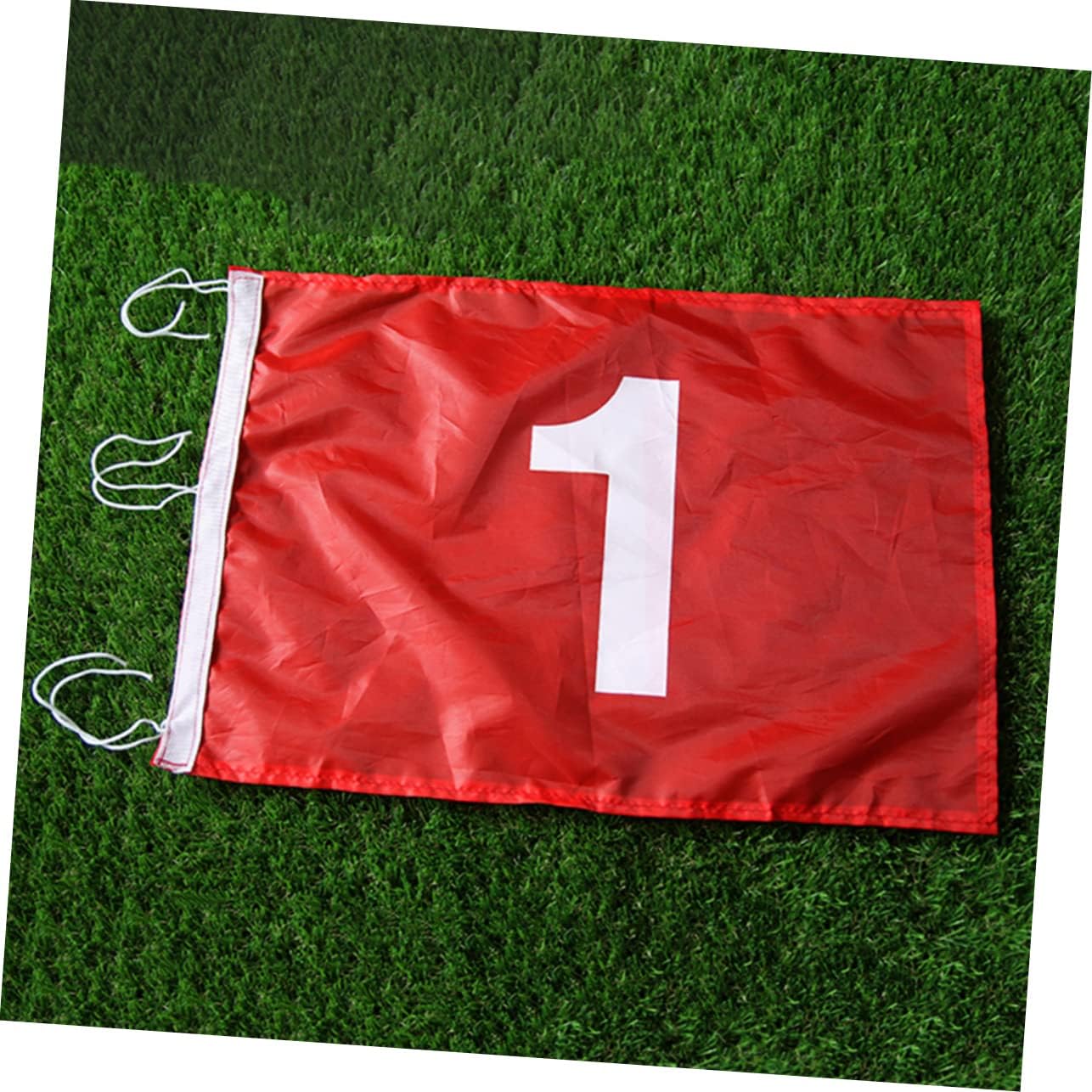 HANABASS Flag Stick Practice Pole Set Section Golf Flagpole Hole Cup for Backyard Putting Green Training