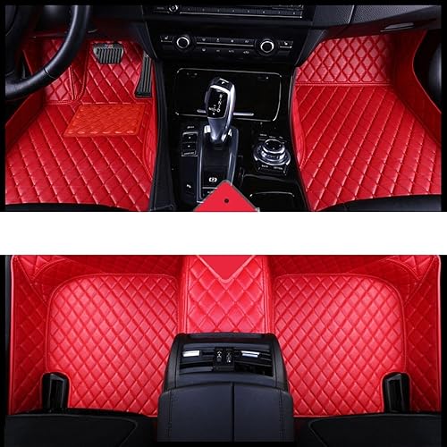 Car mat Custom Car Floor Mats for Mazdas CX3 CX30 MX5 Foot Accessories Carpets (Color Red)