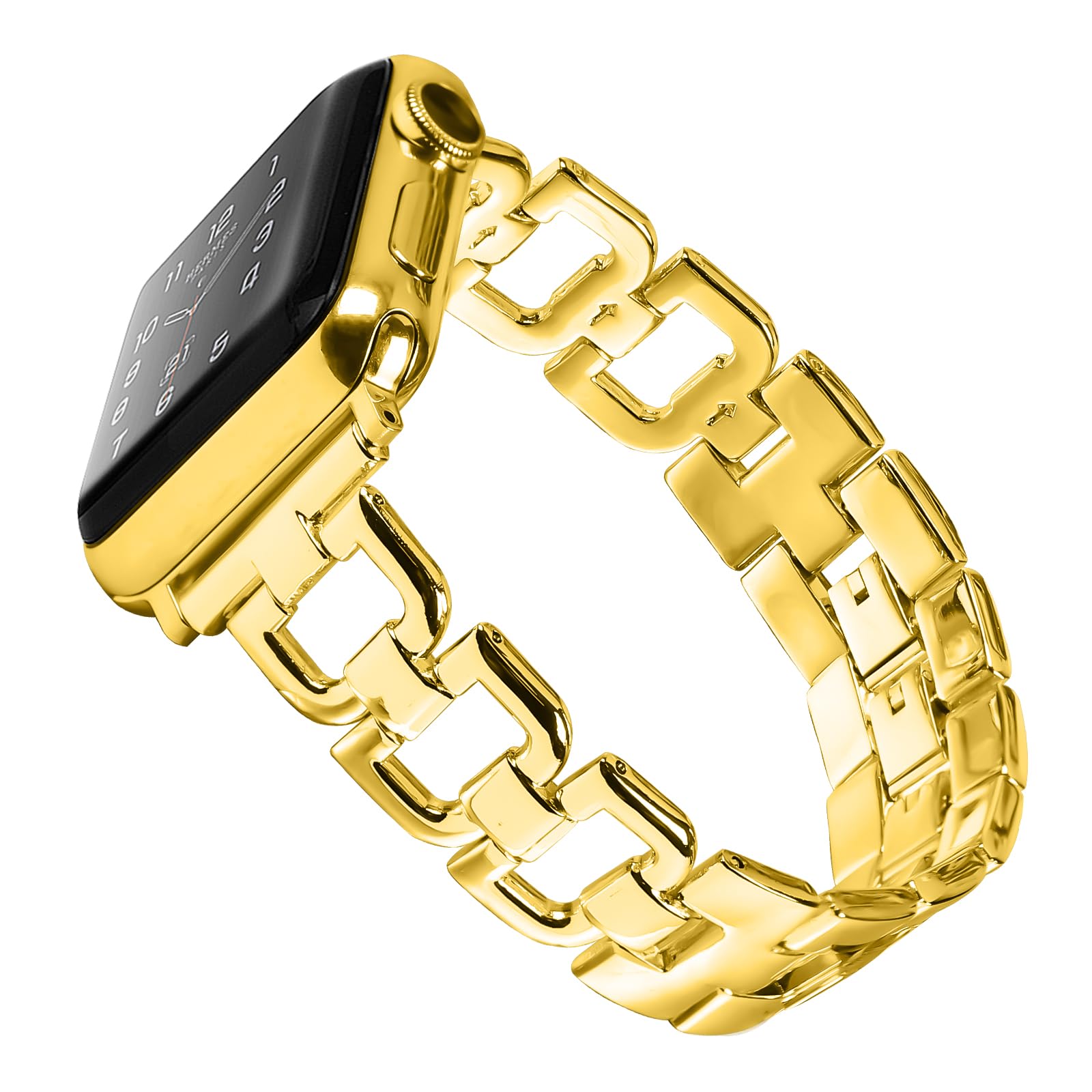 OULUCCI Compatible with Apple Watch Band 38mm 40mm 41mm 42mm 44mm 45mm 46mm 49mm, Women Strap For iwatch Series 11 10 9 8 7 6 5 4 3 2 1 SE SE2,D-Shape