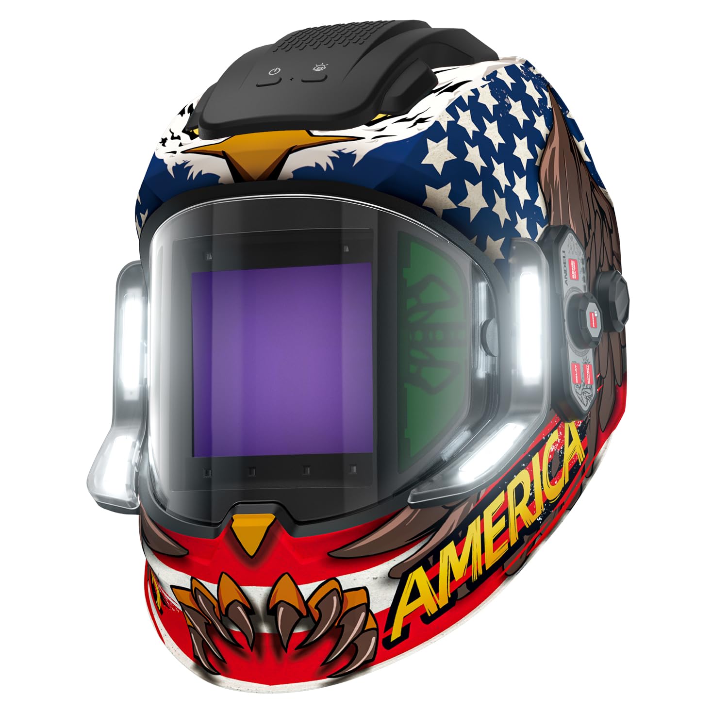 View 1 of ANDELI Auto Darkening Welding Helmet with Light