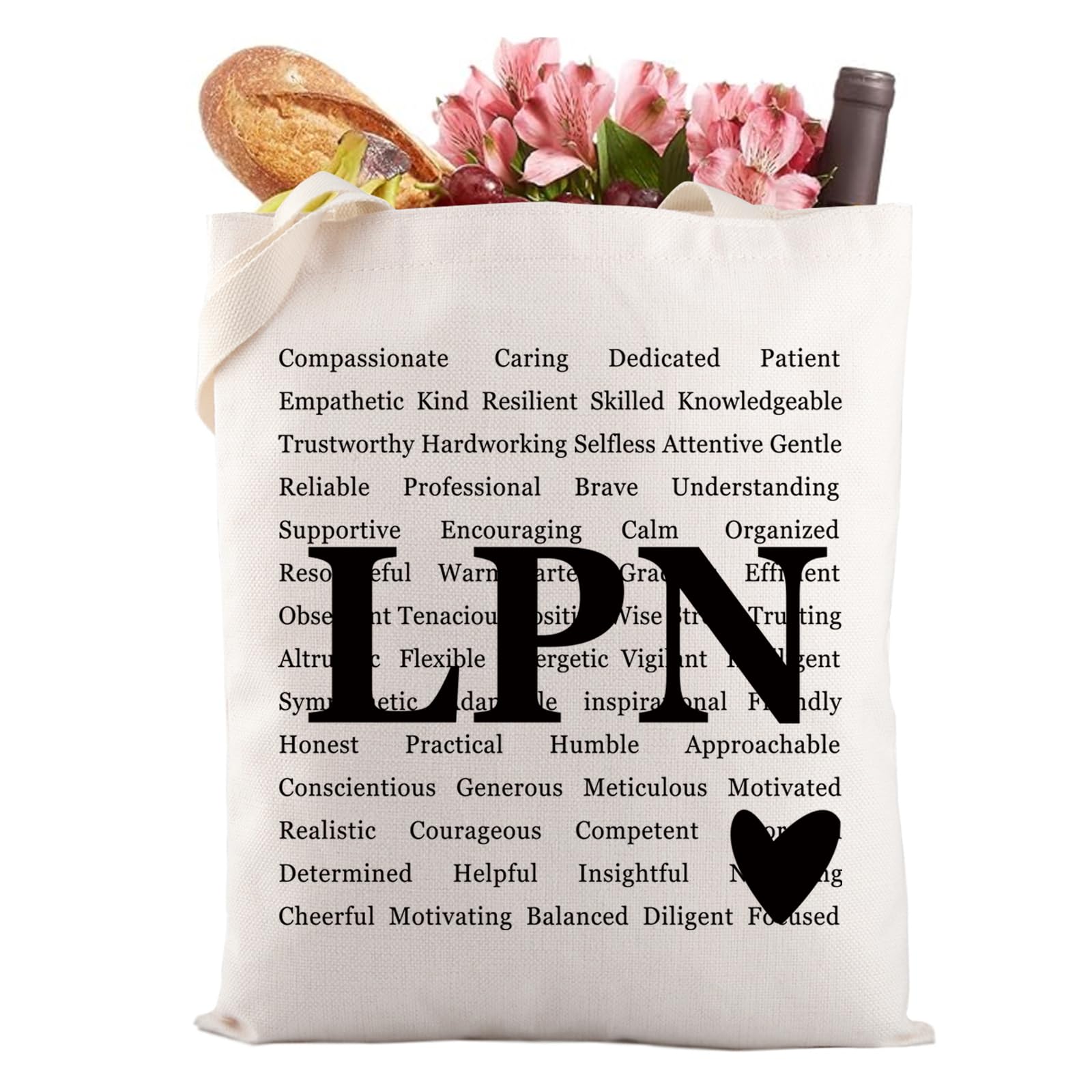 Gzrlyf Licensed Practical Nurse Gift Lpn Tote Bag Gift For Nursing School Student Medical Lpn Nurse Appreciation Work Bag