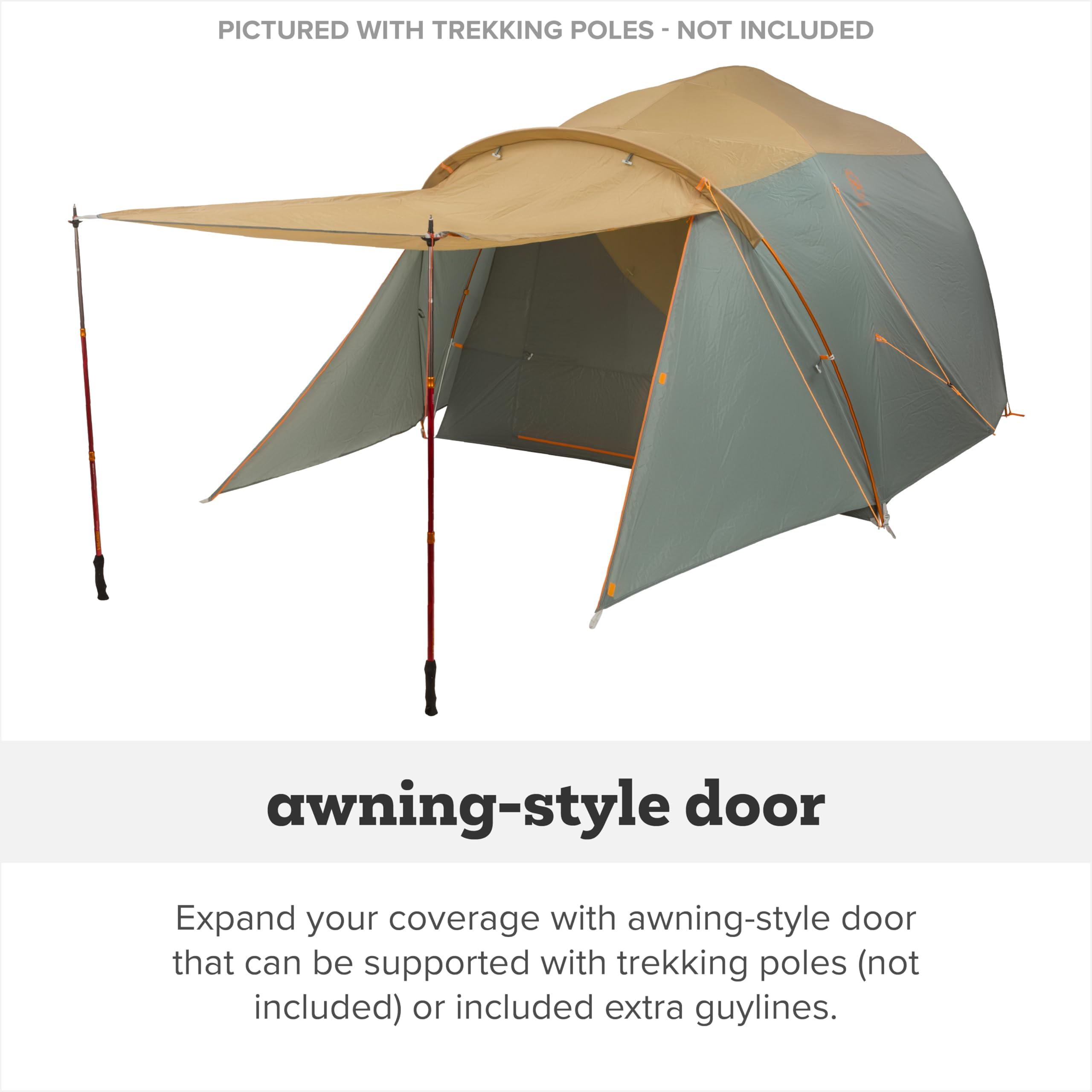 Big Agnes Bunk House - Large 3-Season Family Tent | Spacious 3-season tent with waterproof protection, quick setup, mesh ceiling and oversized vestibule