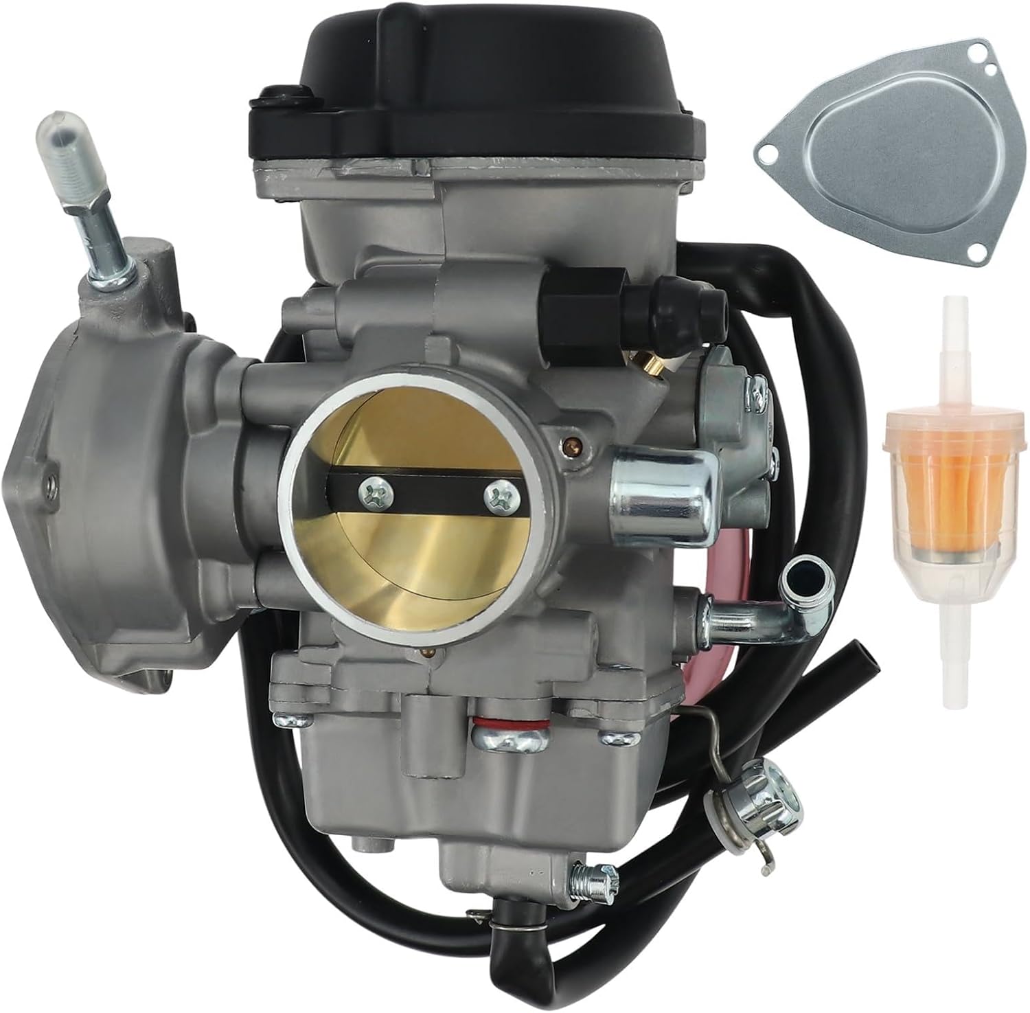 Autu Parts LTZ400 Carburetor Compatible with Suzuki LTZ400 Quad LTK400 Compatible with Yamaha Raptor 350 YFM350 For Arctic Cat DVX 400 Compatible with Kawasaki KFX 400 KSF 400 Carb