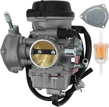 Autu Parts LTZ400 Carburetor Compatible with Suzuki LTZ400 Quad LTK400 Compatible with Yamaha Raptor 350 YFM350 For Arctic Cat DVX 400 Compatible with Kawasaki KFX 400 KSF 400 Carb