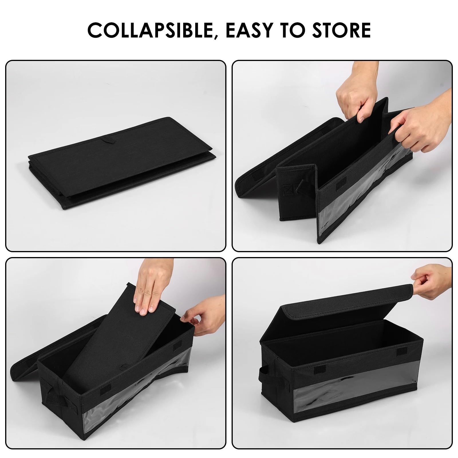 Custodie CD Borsa portaoggetti in Tessuto Non Tessuto con Custodia Portatile for CD di Grande capacità con Coperchio for Auto da Ufficio