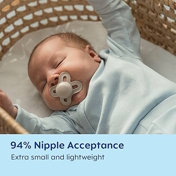 m-mamu　0103 ♡ Amazon.com : MAM Original Baby Pacifier, Nipple Shape Helps