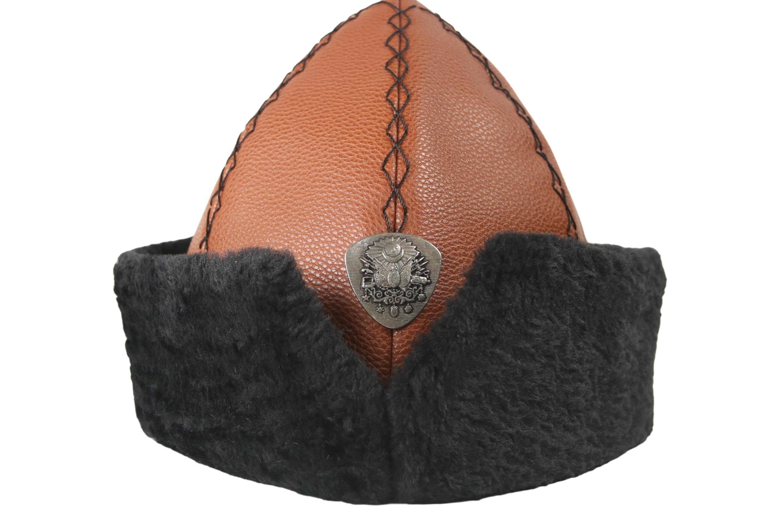 Dirilis and Osman Series Cosplay Bork Hats Turkish Ottoman Bork Hat Faux Fur Costume Accessory Winter Cap