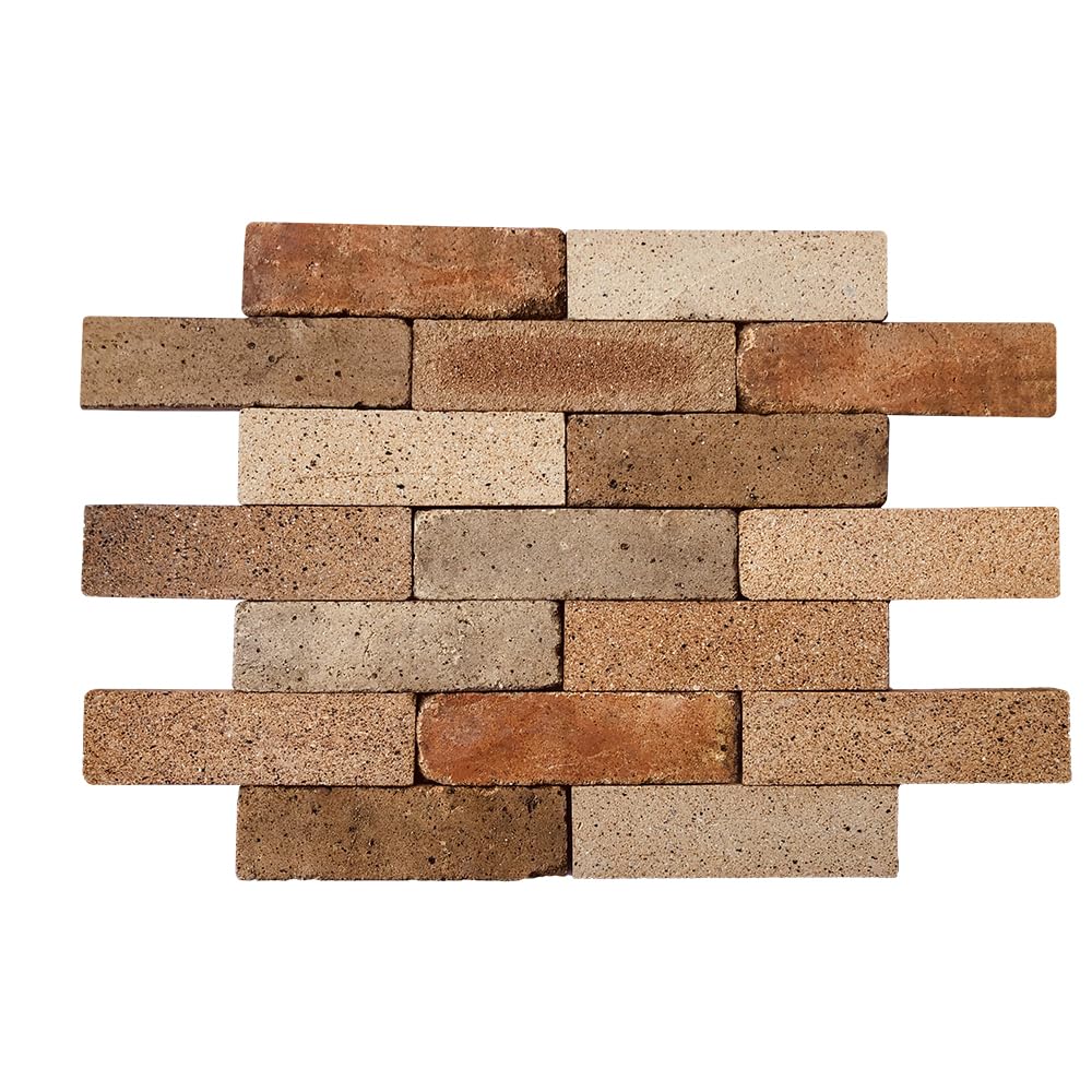 Amazon.co.jp: スライス古耐火レンガ タイル (スライスレンガ 古