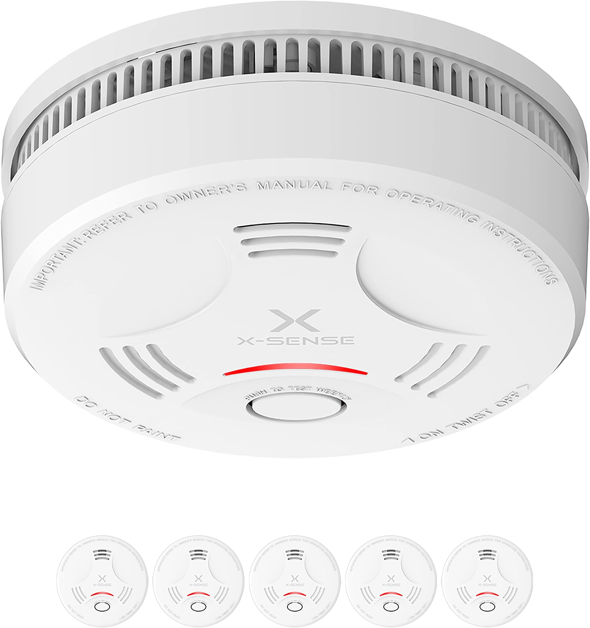 Rauchmelder Mit 10 Jahres Batterie Piept X-Sense Rauchmelder 10 Jahre Batterie, Feuermelder TÜV Zertifiziert