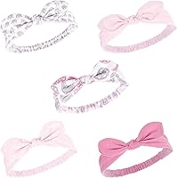 Vista 121 de Hudson Baby Cotton and Synthetic Headbands, Size 0-24 Months