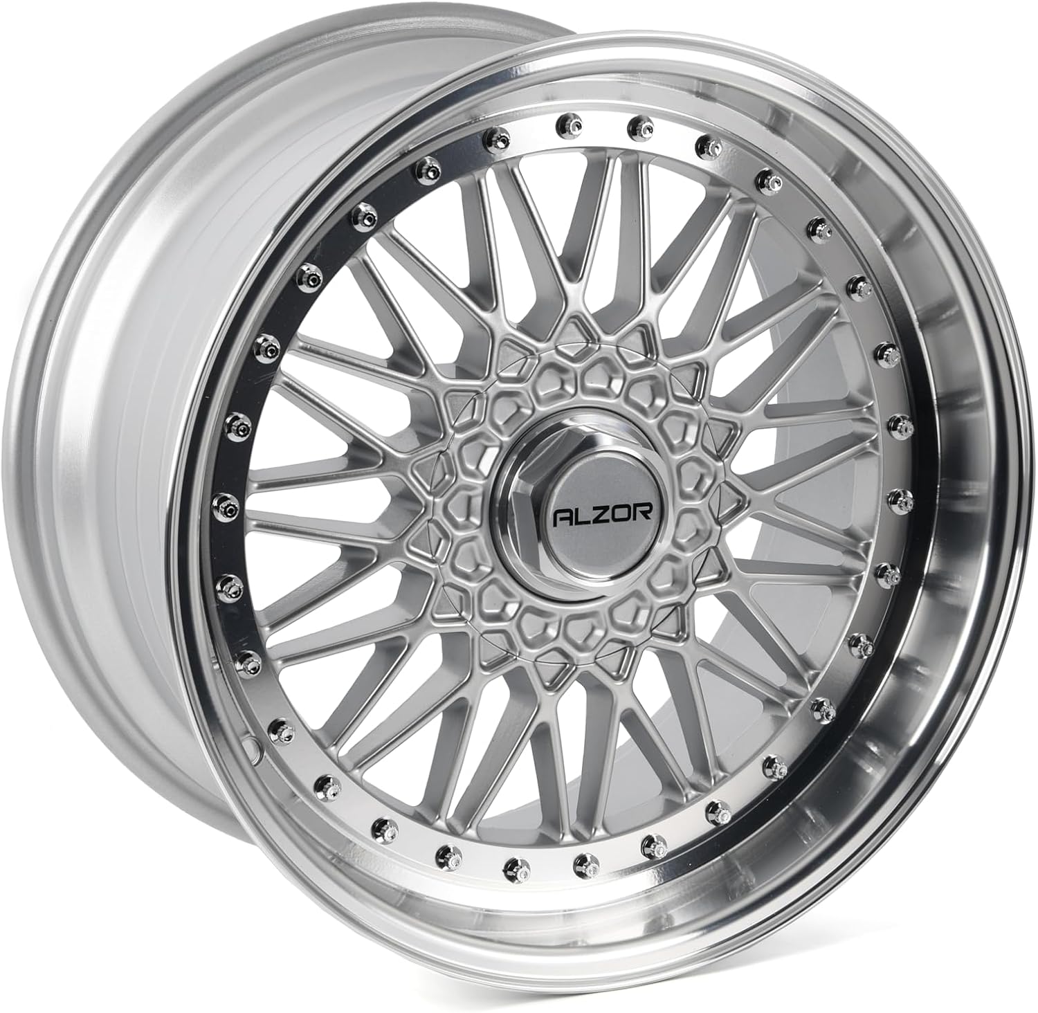 18" Style 010 Wheels - Set Of Four (18x9" ET30 66.6CB 5x112. Silver with machined lip)