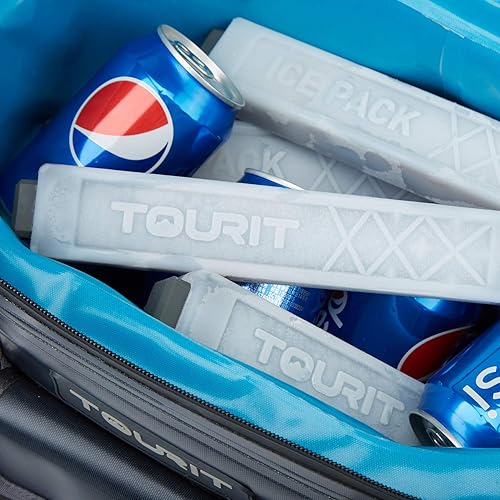 Miniatura 6 de TOURIT Paquetes de hielo para enfriadores reutilizables de larga duración para bolsas de almuerzocajas, mochila más fría