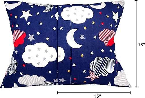 Miniatura 62 de Funda de almohada de algodón para niños pequeños de 13 x 18 pulgadas, funda de almohada de policía para niños, funda de almohada de viaje pequeña