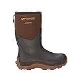 Mens Haymaker Mid Hard Working Boots|Rubber | Waterproof | Brown | HAY-MM-BR