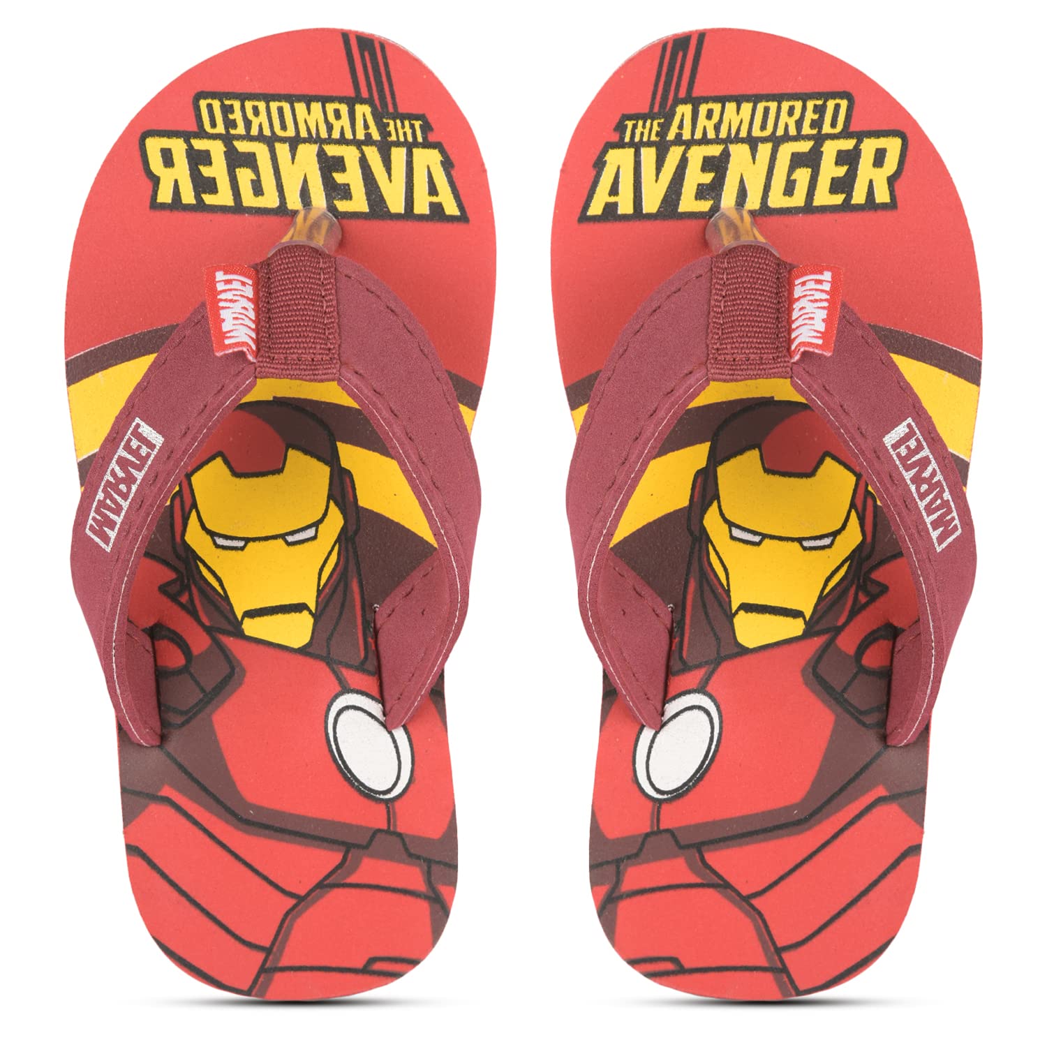 Marvel Avengers by toothless Kids Boys Red Flip-Flops (B09C8TTZ86) Amazon Price History, Amazon Price Tracker