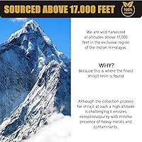Vista 7 de Shilajit - Resina Shilajit pura del Himalaya Grado dorado 100% puro Shilajit con ácido fúlvico y 85+ complejo de minerales traza para energía