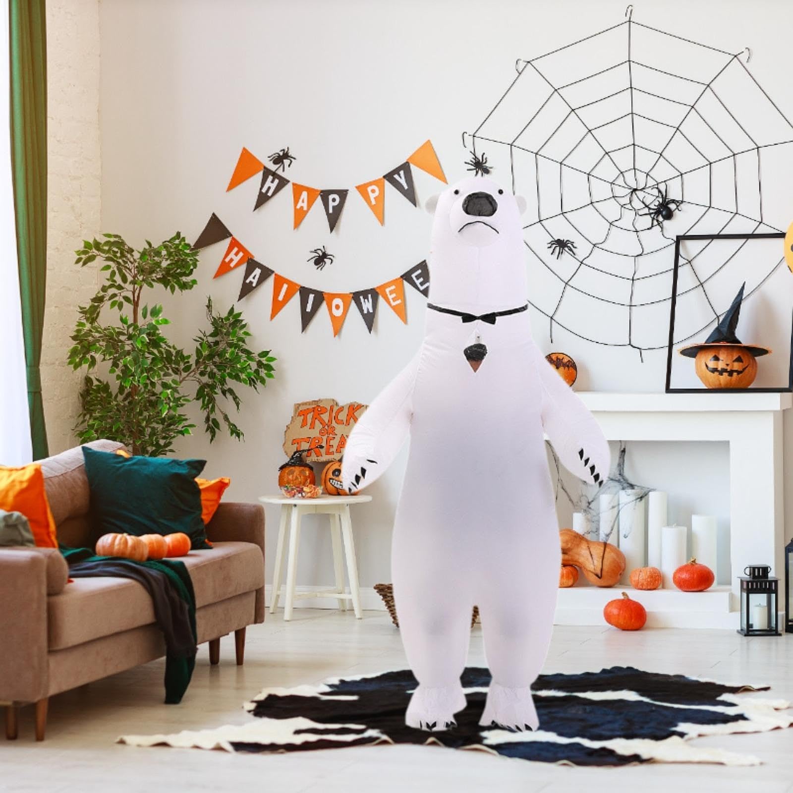 LOVIVER Costume gonfiabile da Costume da animale da fattoria Costume cosplay Abbigliamento carino Costumi per animali da