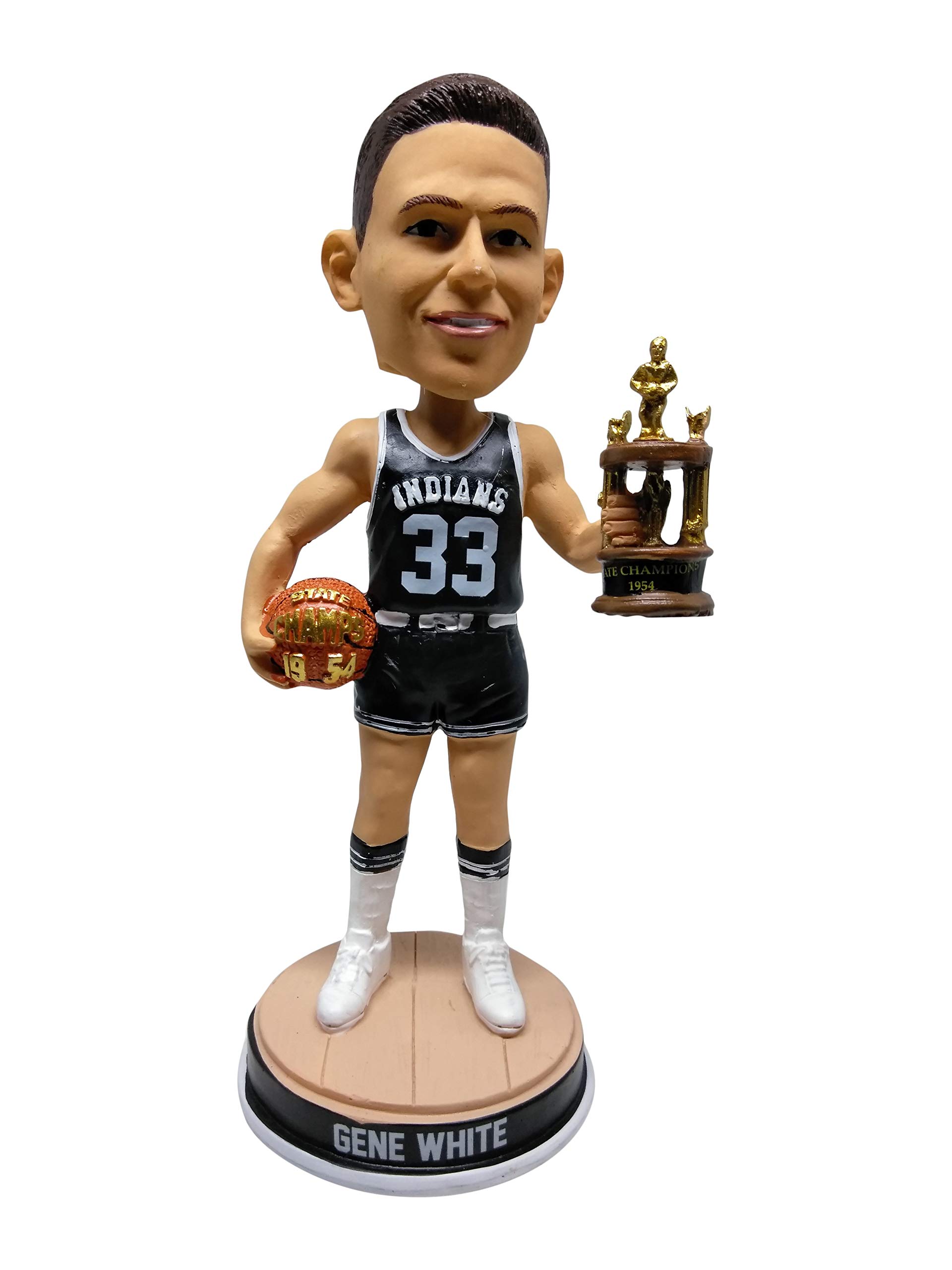 Gene White Milan High School Hoosiers Movie Limited Edition Bobblehead High School