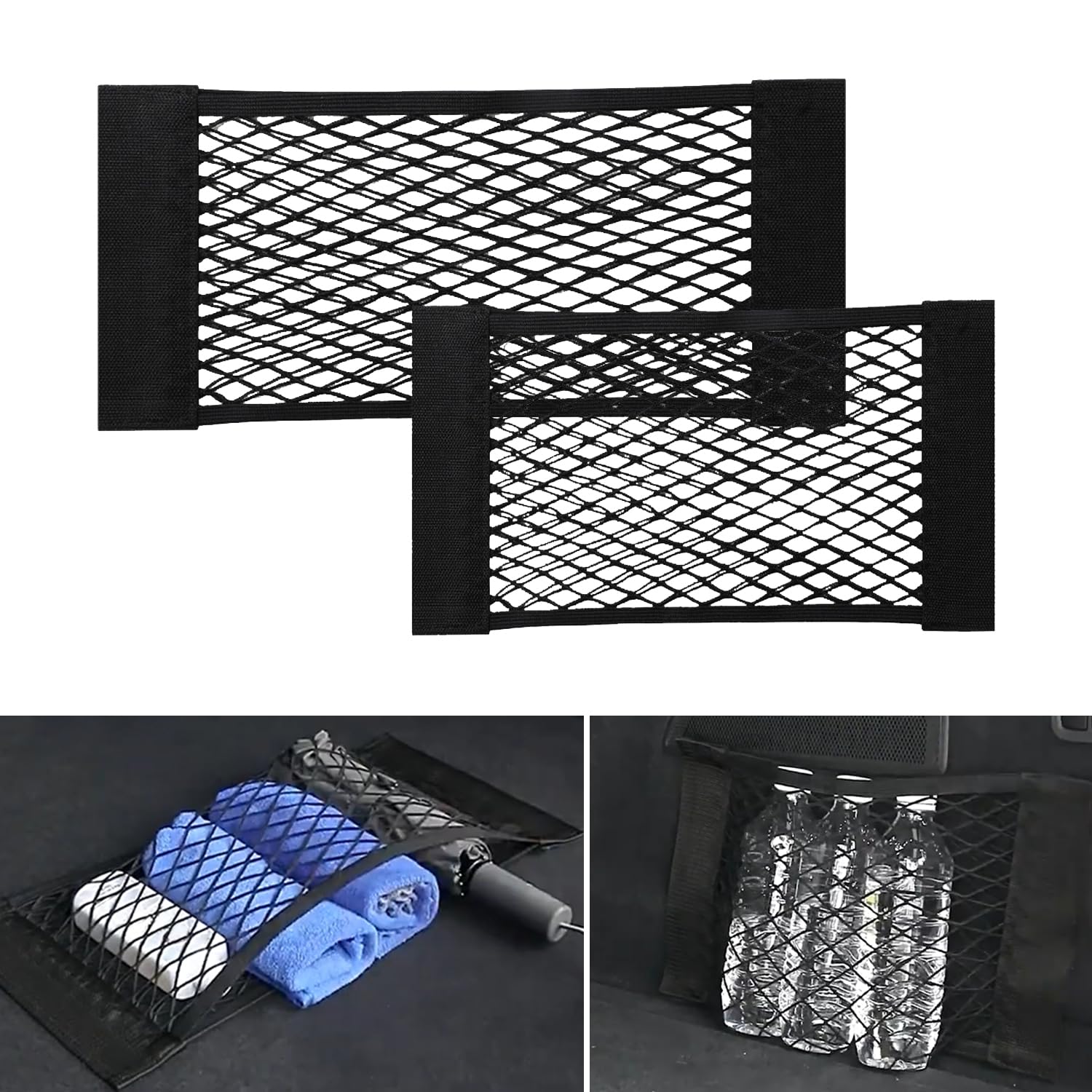 Xzenuo Filet De Bagages Pour Voiture, Organisateur De Coffre Pour