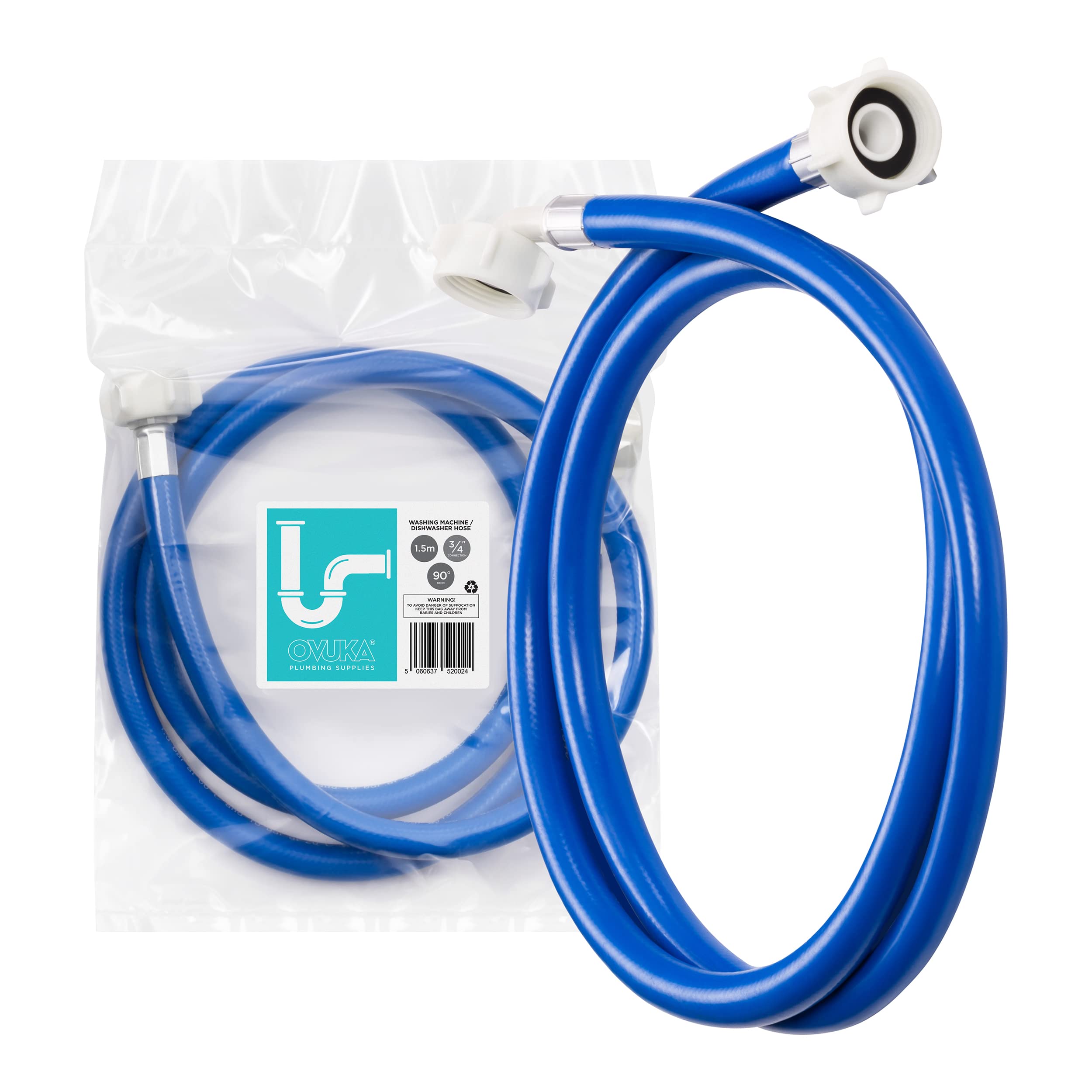 Buy Ovuka® Washing Machine Hose WRAS Approved Dishwasher Hose