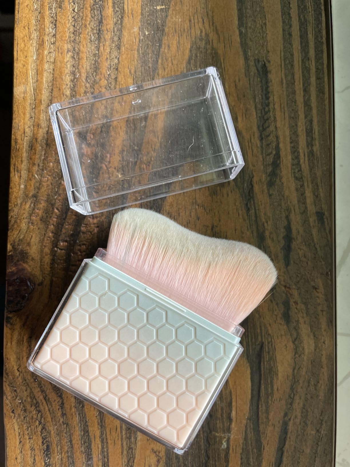 BABYSHEEP Sunscreen Applicator-Sunblock Brush for Face and Body, Sun Lotion/Cream Self Tanner,Bronzer Self Tan Applicator, Kabuki Brush For Application with Retractable Lid Travel Size(Rose-Gold)