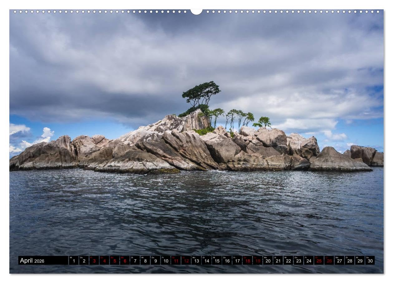 Trauminseln Seychellen (Wandkalender 2026 DIN A2 quer), CALVENDO Monatskalender: Paradies auf Erden - Seychellen (CALVENDO Natur)