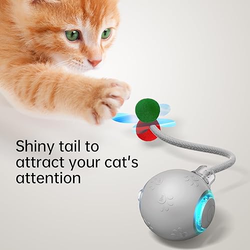 Miniatura 2 de Juguetes interactivos para gatos de interior Juguete para gatitos con cola rápida 2.0, juguetes automáticos para gatos adultos aburridos de