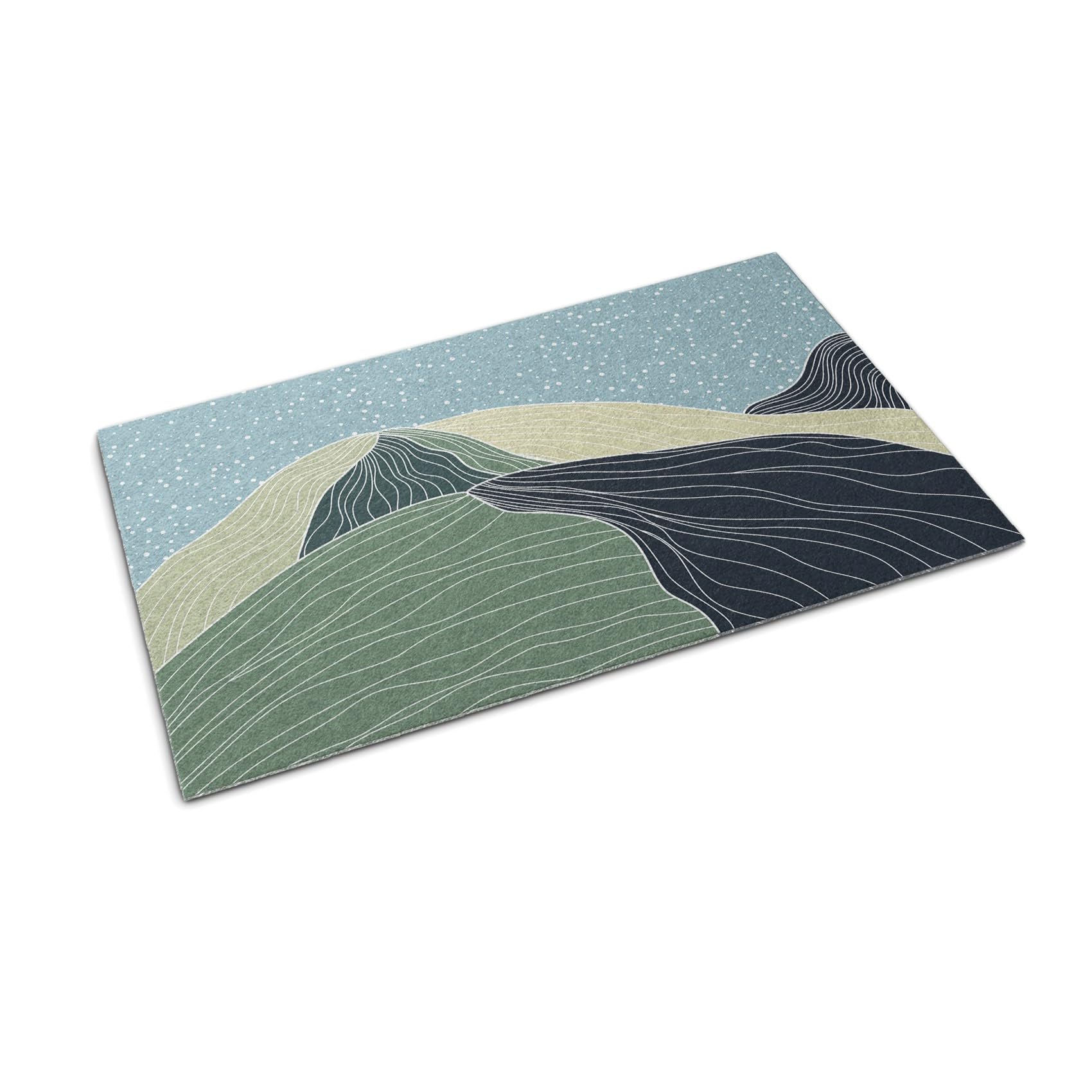 Tapis décoration extérieure Tulup paillasson grand format sans glisser
