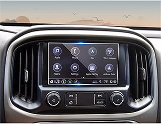 CDEFG Tempered Glass Screen Protector for 2023 2022 2021 2020 2019-2015 GMC Canyon Elevation AT4 Denali 8" Touch Screen, Navigation Radio Infotainment Display Glass Protective Screen Film (8 Inch)