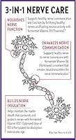 Vista 8 de New Chapter Suplemento de salud nerviosa para apoyo 3 en 1 de la cabeza a los pies - La vitamina B1 genera energía para los nervios, la vitamina B6
