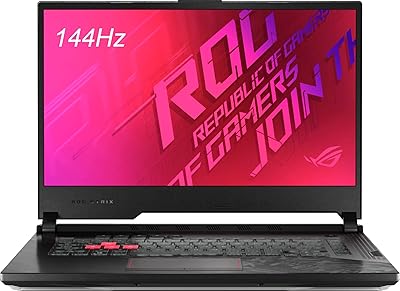 ASUS ROG Strix G15 15.6 FHD 144Hz Gaming Laptop,10th Gen Intel Core i7-10750H 6-Core,NVIDIA_GeForce GTX 1650Ti 4GB, Windows 10, Electro Punk, 8GB RAM | 512GB PCIe SSD