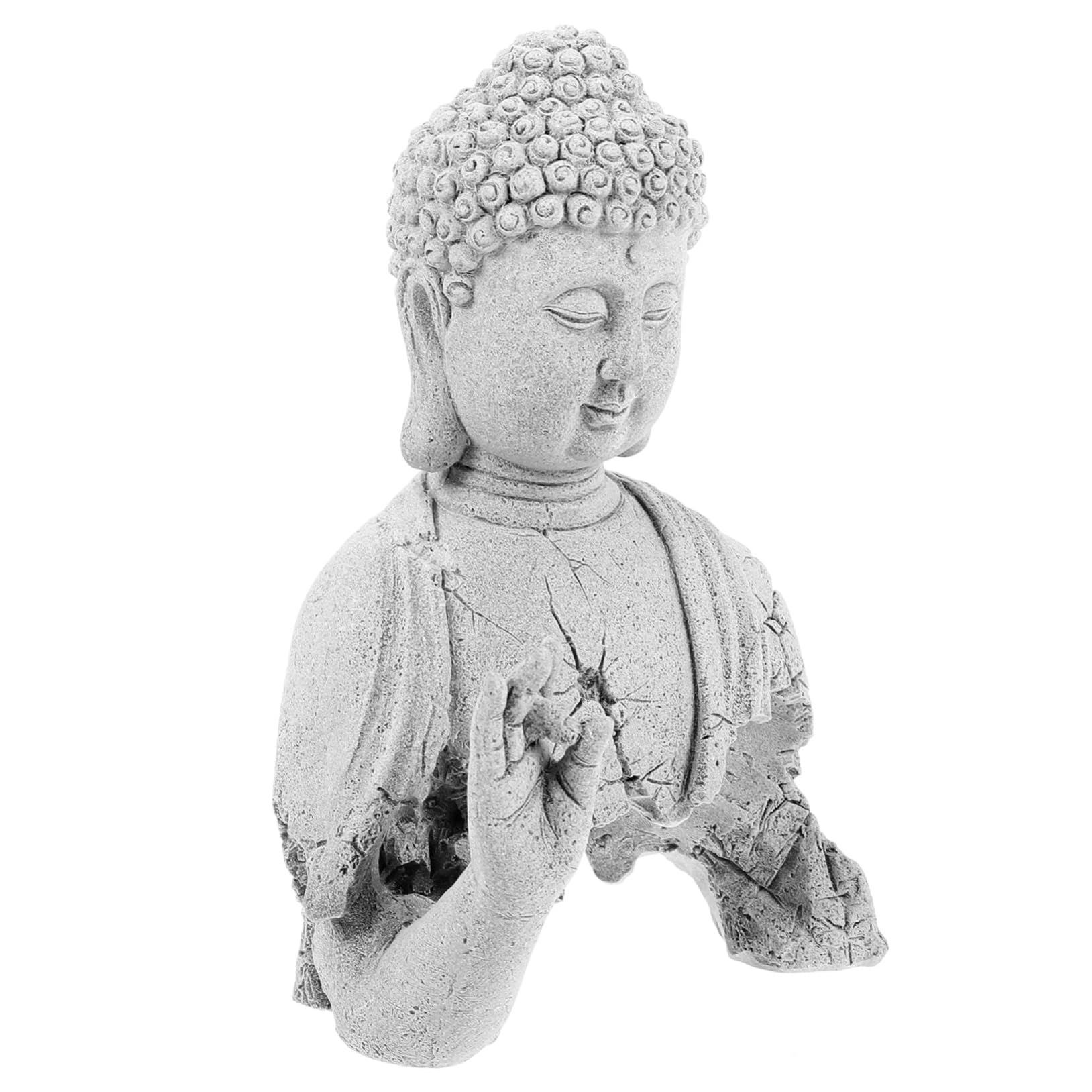 TOYANDONA Statue De Bouddha pour Aquarium Décoration Aquarium Ornement De Figurine De Jardin