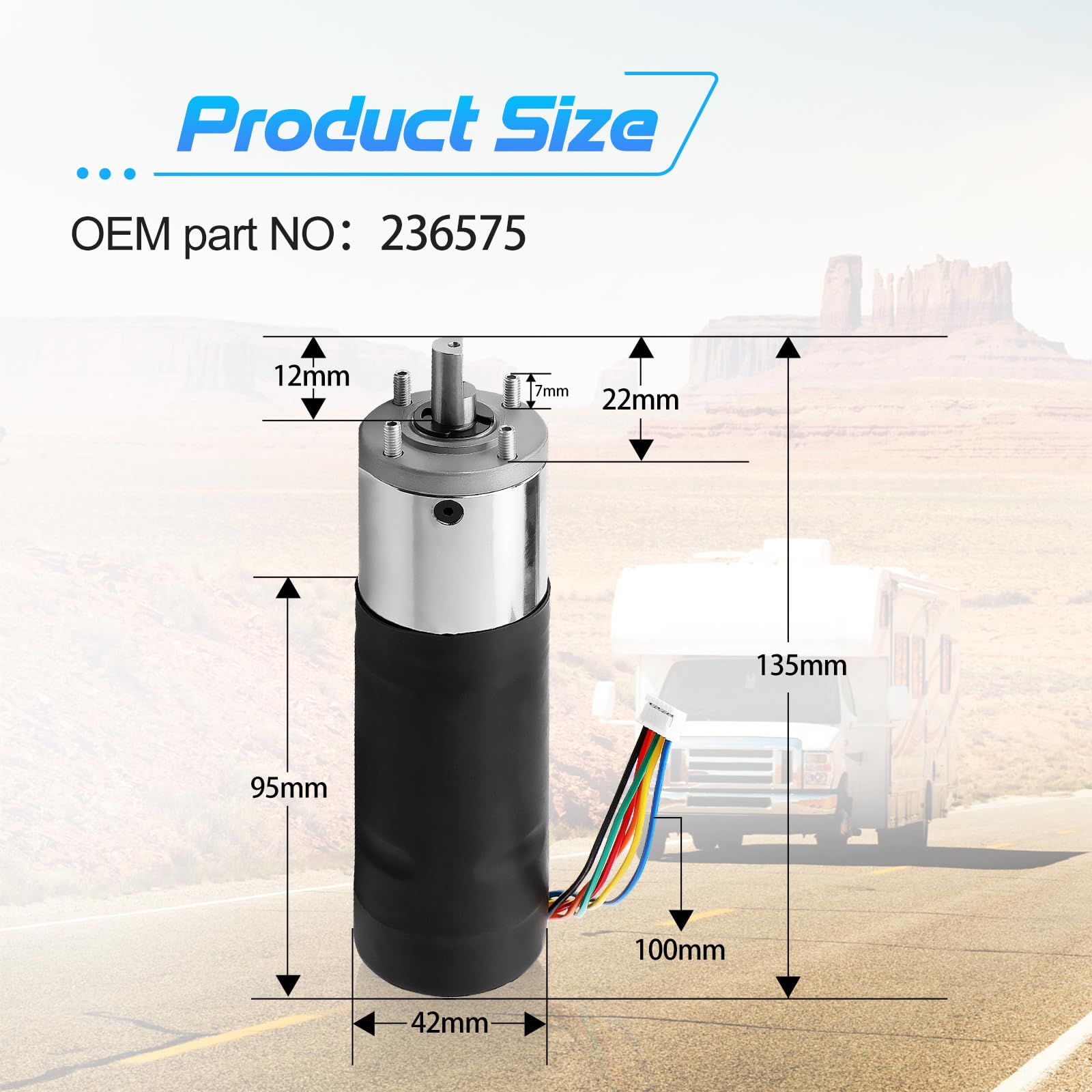 Amazon.com: 236575 RV in-Wall Slide-Out Motor, Compatible