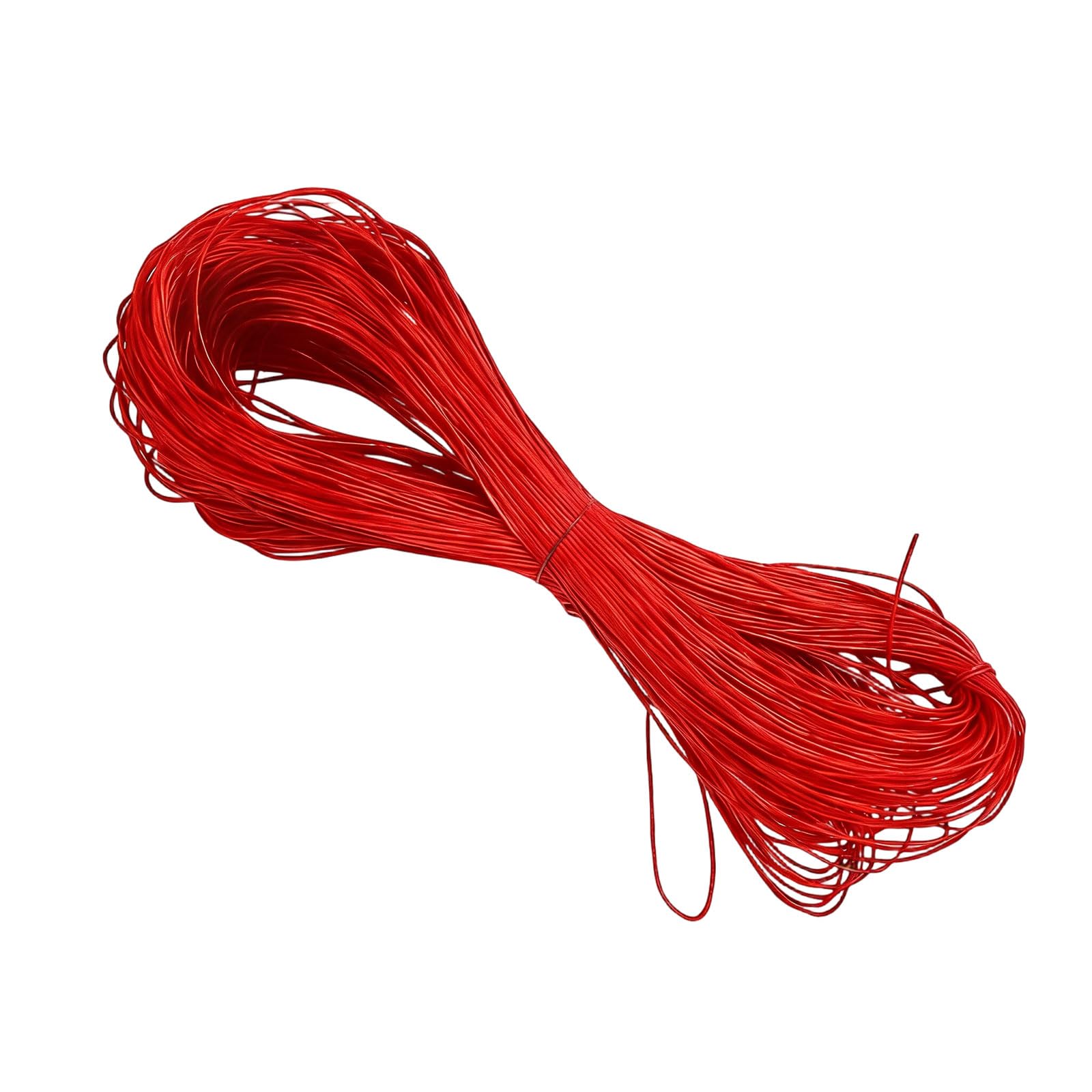 Lerpwige Cotton Waxed Thread Braiding Cord String 65.61yardX1mm Weaving Thread for Bracelets Necklaces Jewelry Crafting Project Cord