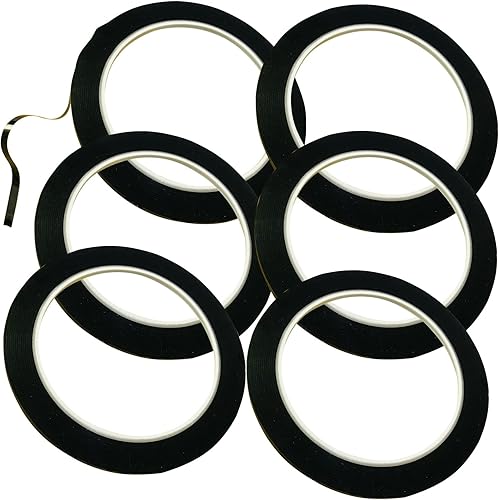 Miniatura 4 de GoProver Juego de 6 piezas de gráficos de ancho relámpago de 0.118 pulgadas, 108 pies de largo por rollo