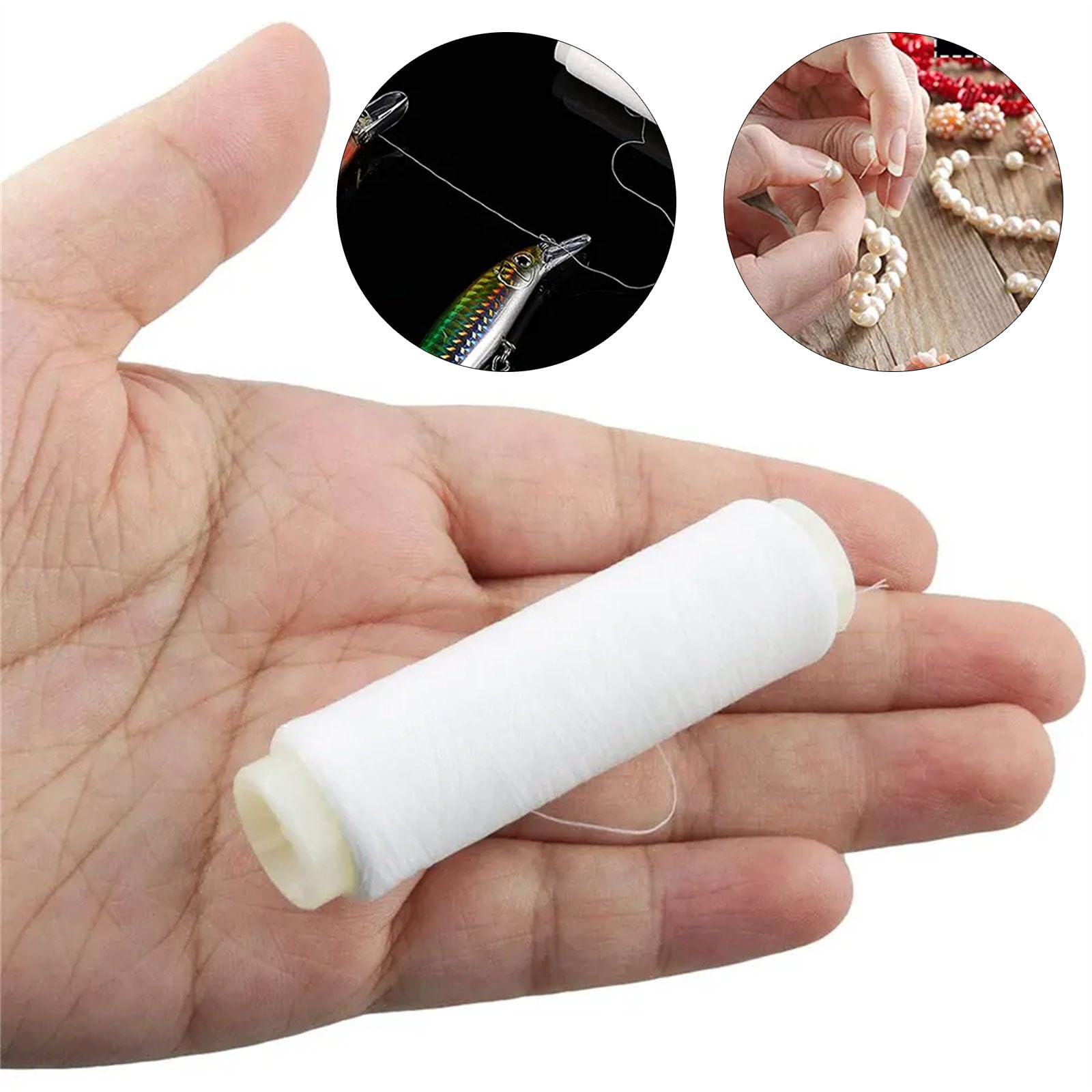 10Pcs Invisible Nylon Fishing Baits Elastic Thread Spool Stretchy Fishing Line Sea Fishing Lures Line Baits Savers