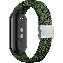 Harikiri Braided Nylon Compatible with Xiaomi Mi Band 10/9/8 Bands | Sport Nylon Replacement Band for Women and Men