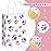 Blulu 20 Pcs Puppy Dog Paw Gift Bags with Twist Handles, Dog Gift Paper Paw Treat Goodie Bags for PET Treat Party Favor, 6.3 x 3.1 x 8.6 Inch(Pink,Purple)