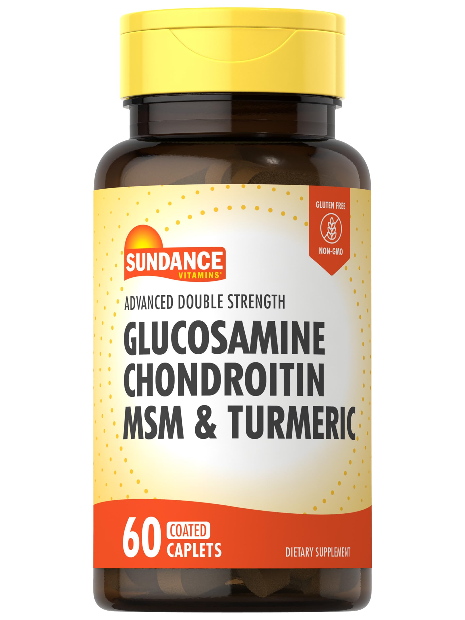 Sundance Glucosamine Chondroitin MSM and Turmeric | 60 Caplets