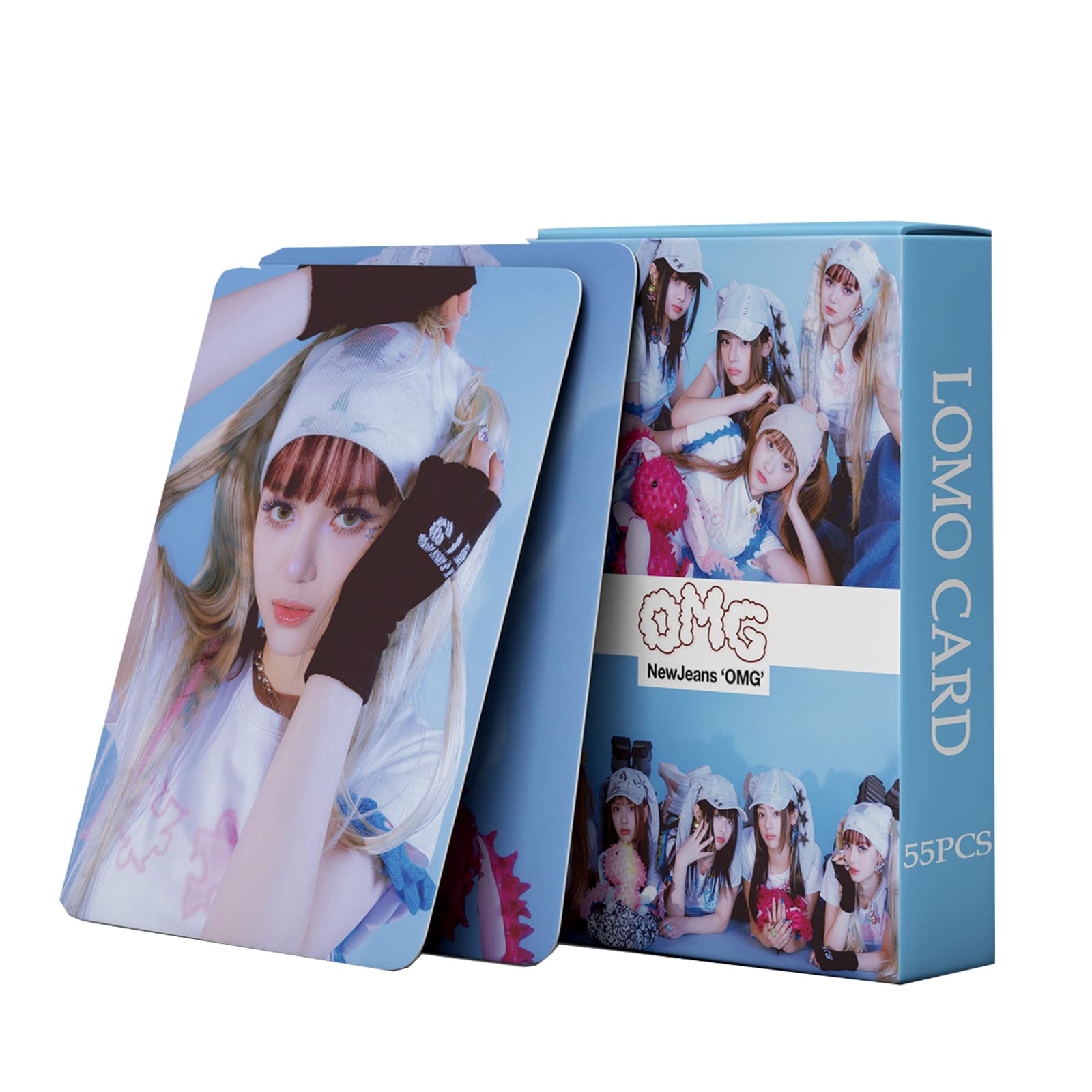 Yuto 55 PCS NewJeans OMG lomo card NewJeans OMG postcard NewJeans