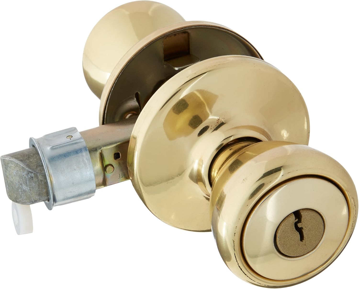 KWIKSET 94002-825 Mobile Home Entry Lockset, Polished Brass KWIKSET 94002-825 Mobile Home Entry Lockset, Polished Brass
