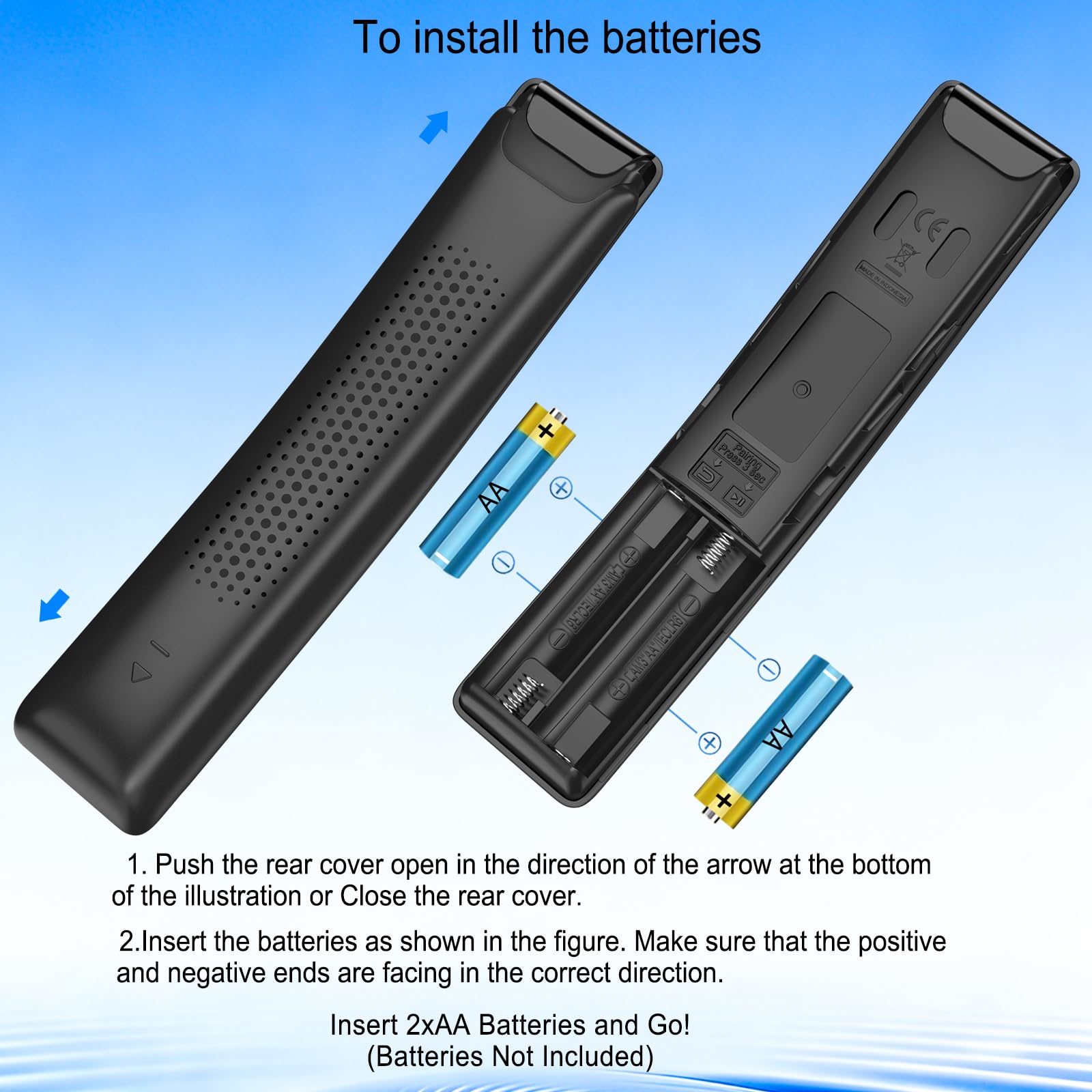 Meliya 2 Pack Replacement for Samsung Smart TV Remote Control, Universal for All Samsung TVs in use