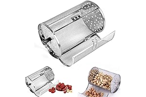 Air Fryer Rotating Basket: Grill Roaster Accessory for Vegetables, French Fries, and More