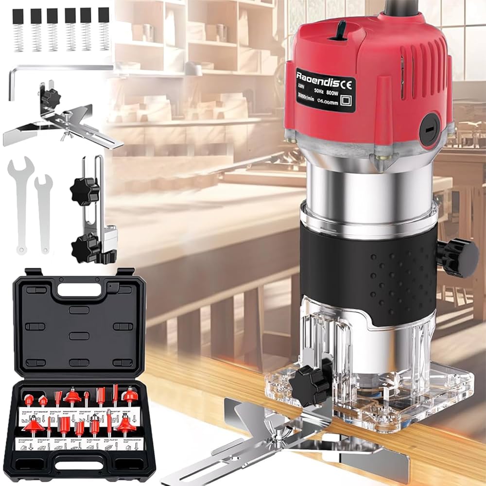 電動トリマー 木工用 透明ベーストリミング溝切り アルミシェル 木材　面取り Amazon | 電動トリマー 木工用 溝切りアルミシェル 透明ベース